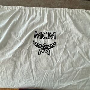 MCM Stark Logo Zip Backpack